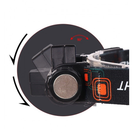 MINI LANTERNA FRONTALA CU ACUMULATOR MINI LANTERNA FRONTALA CU ACUMULATOR