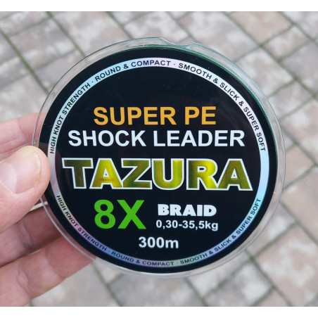SHOCK LEADER 8 BRAID TAZURA 100m