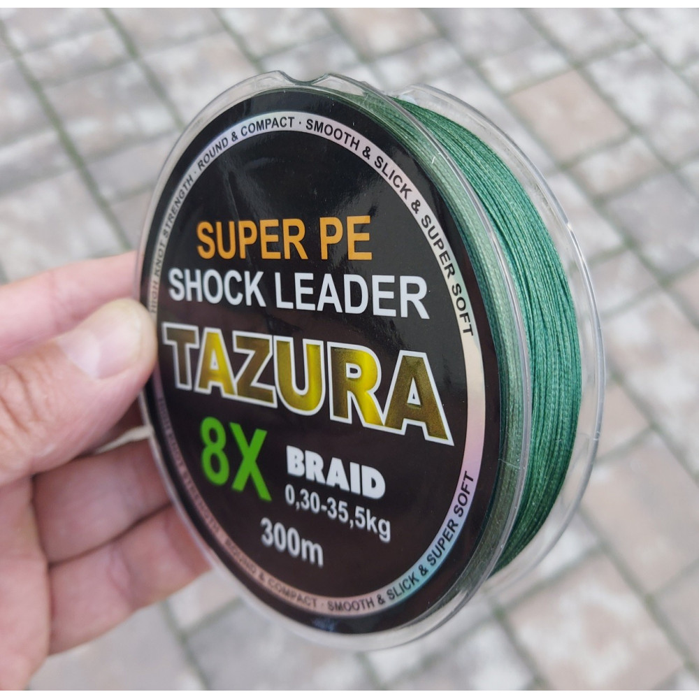 SHOCK LEADER 8 BRAID TAZURA 100m