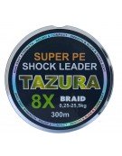 SHOCK LEADER 8 BRAID TAZURA 100m