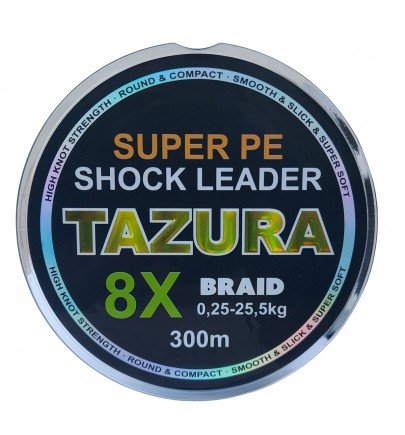 SHOCK LEADER 8 BRAID TAZURA 100m
