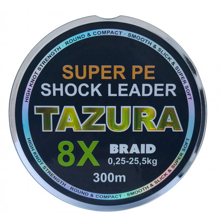 SHOCK LEADER 8 BRAID TAZURA 100m