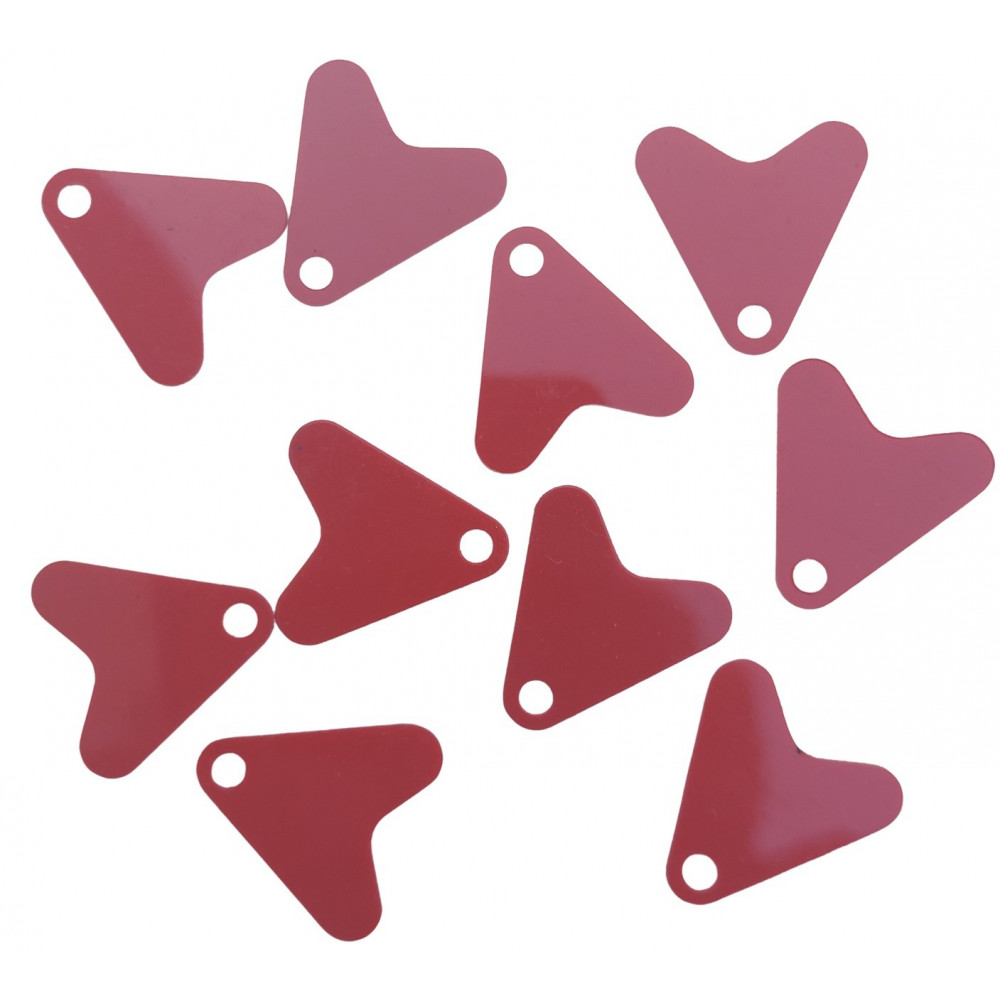 PALETE LINGURITE PLASTIC ROSU 10buc. PALETE LINGURITE PLASTIC ROSU 10buc.