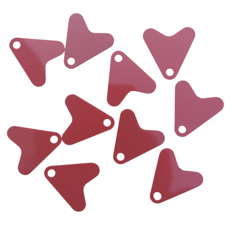 PALETE LINGURITE PLASTIC ROSU 10buc.
