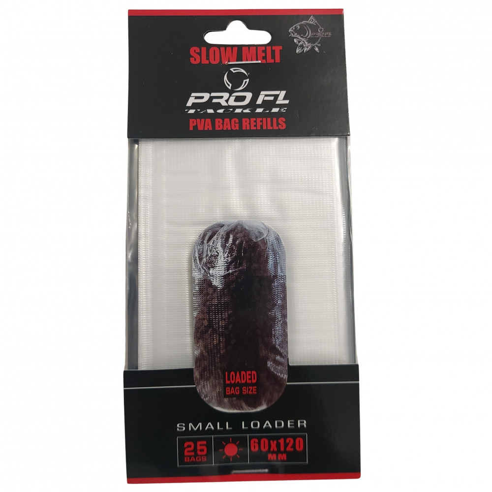 PUNGA SOLUBILA PVA SLOW MELT 60x120mm 25buc. PUNGA SOLUBILA PVA SLOW MELT 60x120mm 25buc.