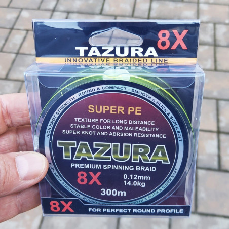 FIR TEXTIL TAZURA 8X PREMIUM BRAID 300m FIR TEXTIL TAZURA 8X PREMIUM BRAID 300m