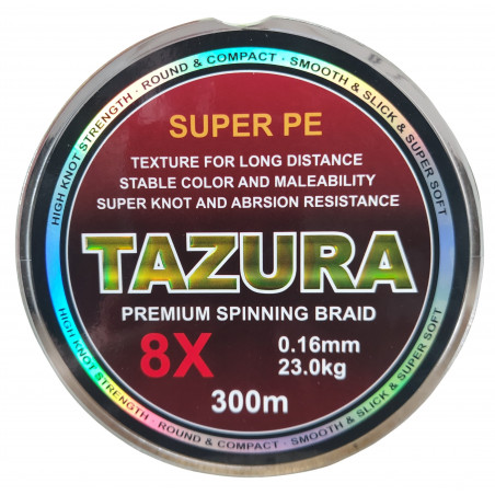 FIR TEXTIL TAZURA  8X PREMIUM BRAID 300m