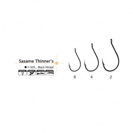 CARLIGE SASAME THINERS F-505 NR. 6