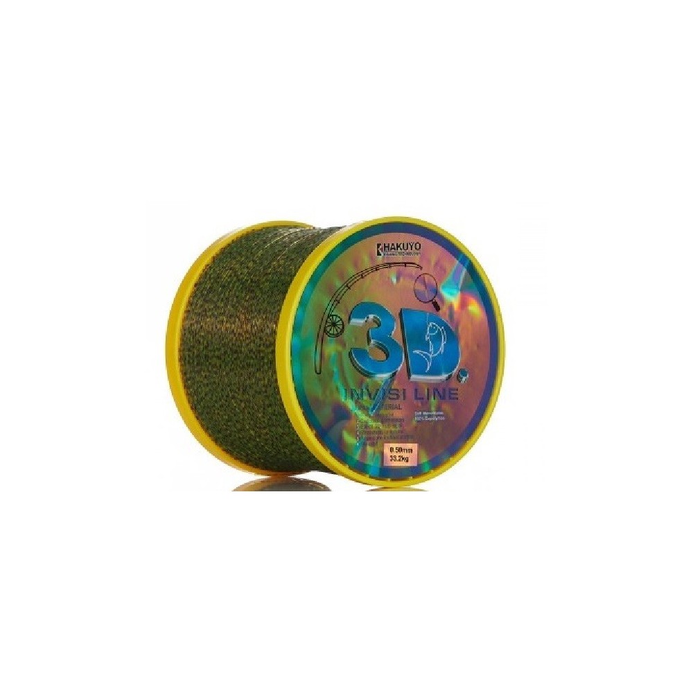 MONOFILAMENT HAKUYO INVISI LINE 3D 1200M MONOFILAMENT HAKUYO INVISI LINE 3D 1200M