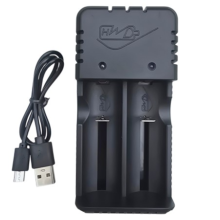Incarcator 2 Acumulatori 18650 la USB - 1200mAh Incarcator 2 Acumulatori 18650 la USB - 1200mAh