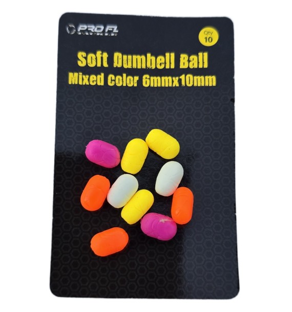 SOFT DUMBELL BALL MULTICOLOR