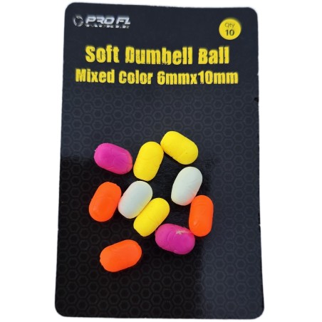 SOFT DUMBELL BALL MULTICOLOR
