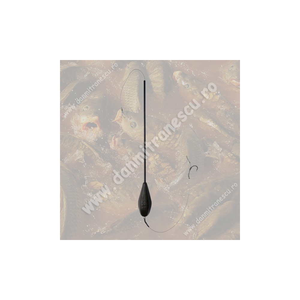 MONTURA ANTITANGLE CU TIJA RIGIDA SI PLUMB 100G MONTURA ANTITANGLE CU TIJA RIGIDA SI PLUMB 100G