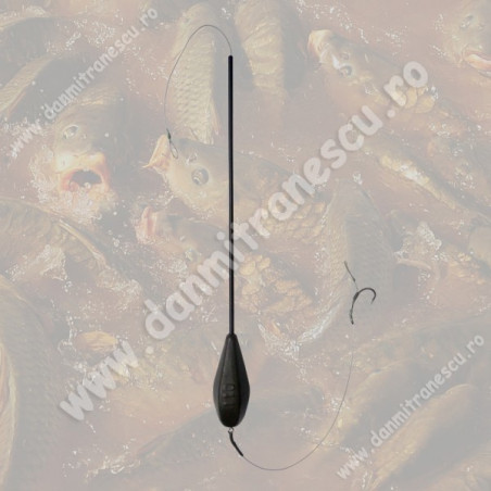 MONTURA ANTITANGLE CU TIJA RIGIDA SI PLUMB 100G MONTURA ANTITANGLE CU TIJA RIGIDA SI PLUMB 100G