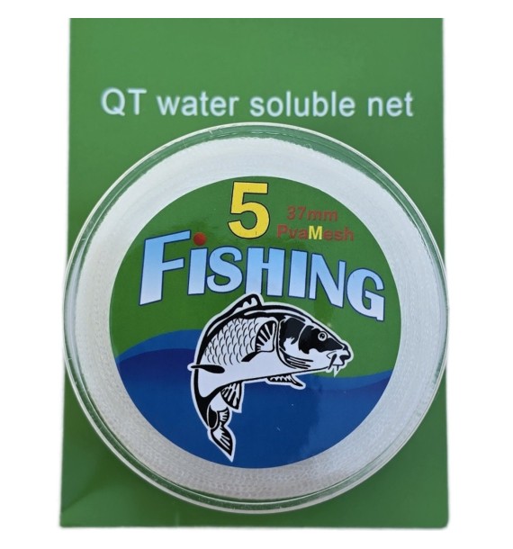 SAC SOLUBIL - PLASA PVA QT 5 FISHING  37MM - 5M